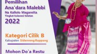 Fina Sidrap Mohon Doa Restu ke Pemilihan Ana’dara Malebbi se-Sulawesi Selatan
