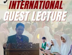 Dr Muhammad Tahir Buka Acara International Guest Lecture 4 Negara