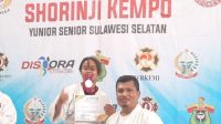 Pelajar Asal Sidrap Rebut Medali Emas di Kejurprov Shorinji Kempo