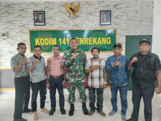 Kodim 1419 Enrekang Jalin Sinergi dengan Media Jelang TMMD
