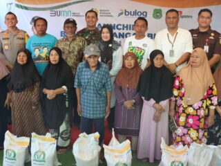 Bupati Sidrap Launching Penyaluran Bantuan Pangan Beras 2025