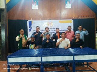 Rapat Pleno KONI Sidrap Tetapkan Sahabuddin Pakkadja sebagai Plt Ketua