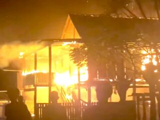 Kebakaran di Desa Lise Sidrap, Satu Rumah Ludes