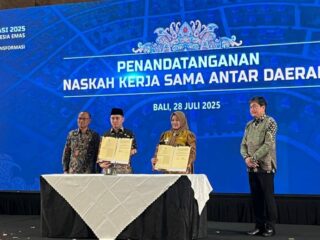 Sidrap Tandatangani Kesepakatan Kerja Sama Daerah di Raker Nasional Transmigrasi 2025