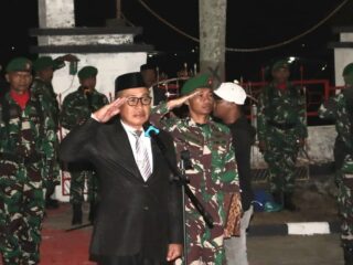 Apel Kehormatan HUT ke-80 RI, Ketua DPRD Sidrap Bertindak sebagai Inspektur