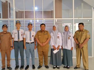 Wakil Bupati Enrekang Melepas Empat Siswa Lolos Seleksi Capaska Tingkat Provinsi SulSel 2025