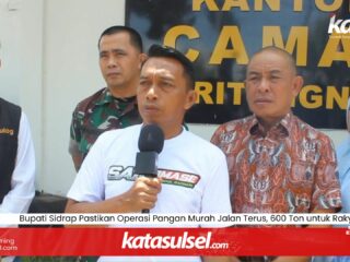 Bupati Sidrap Pastikan Operasi Pangan Murah Jalan Terus, 600 Ton untuk Rakyat