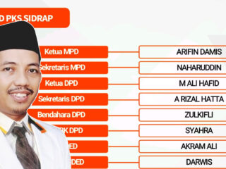 PKS Sidrap Tetapkan Struktur Kepengurusan 2025–2030, Ali Hafid Ketua