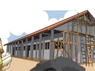 Tiga Tahun Tertahan, Retensi Kontraktor Aula Asrama Haji Kendari Jadi Sorotan