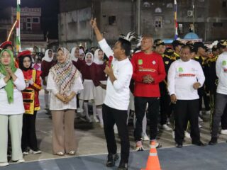 Semangat Kemerdekaan, Bupati Sidrap Buka Lomba Marching Band di Panca Rijang