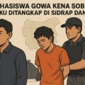 Mahasiswa Gowa Kena Sobis, Pelaku Ditangkap di Sidrap dan Wajo