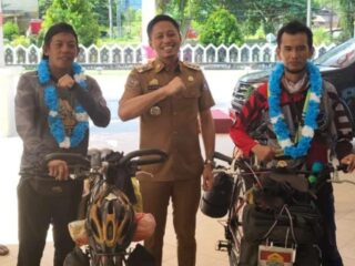 Alhamdulillah, Dua Pemuda Enrekang Tepati Nazar Bersepeda Enrekang-Manado-Enrekang Selama 45 Hari
