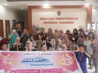 Mahasiswa Kedokteran Hewan Universitas Hasanuddin Gelar Seminar Rabies dalam Rangka Bulan Bakti X Pawsitive Action 2025