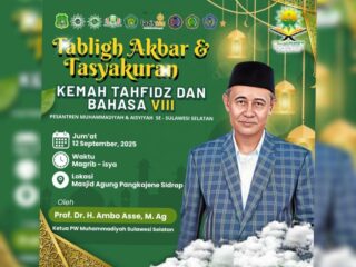 Cahaya Qur’ani dari Pangkajene: Tabliqh Akbar Sambut Kemah Tahfidz Sidrap