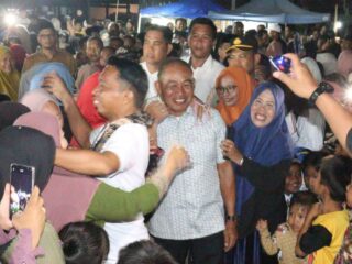 Kemeriahan Malam Kesenian HUT RI ke-80 di Timoreng Panua Ditutup Bupati Sidrap