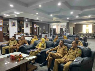 Wabup Sidrap Hadiri Pemeriksaan Kepatuhan Belanja Daerah via Zoom