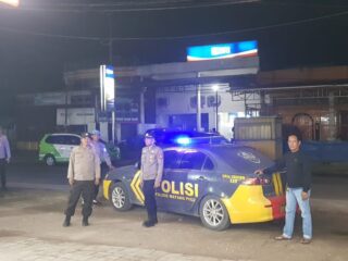 Patroli Blue Light Polsek Wattang Pulu Hadirkan Rasa Aman di Tengah Masyarakat