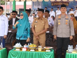 Wujud Sinergi, Kapolres Bersama Bupati Sidrap Hadiri Pembukaan Kemah Santri 2025