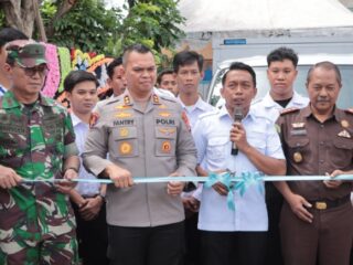 Dukung Program Pemerintah, Kapolres Sidrap Hadiri Peresmian SPPG Watang Sidenreng