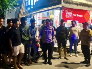 Patroli Blue Light Polsek Maritengngae, Hadirkan Rasa Aman di Titik Rawan Kota Sidrap