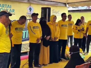 Partai Golkar Sidrap Hadirkan Pasar Murah di HUT ke-61