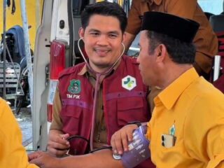 Golkar Sidrap Laksanakan Pemeriksaan Kesehatan Gratis dalam Rangka HUT ke-61 Partai Golkar