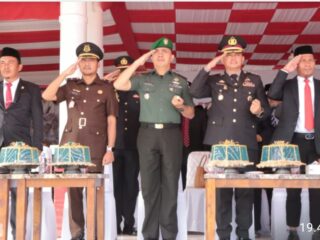 Wujud Sinergi, Kapolres Sidrap hadiri Upacara Hari Sumpah Pemuda ke 97 di Kantor SKPD