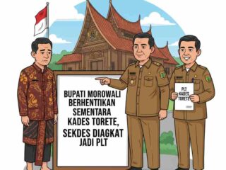 Bupati Morowali Berhentikan Sementara Kades Torete, Sekdes Diangkat Jadi Plt