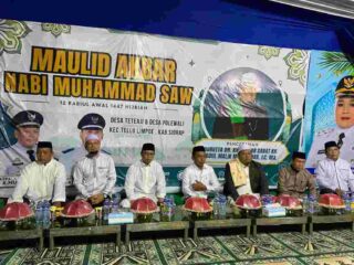 Maulid Akbar Polewali-Teteaji, Bupati Syaharuddin Puji Kekompakan Dua Desa