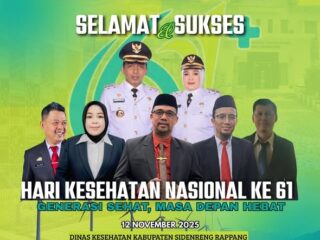 Syaharuddin Alrif Tegaskan HKN Momentum Bangun Sidrap Sehat dan Tangguh