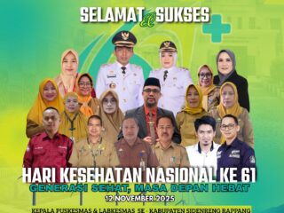 Rumah Sakit se-Sidrap Bergerak Serentak Menyongsong Hari Kesehatan Nasional