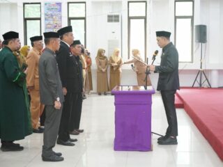 Zulkarnain Karra Dilantik sebagai Penjabat Sekda Enrekang oleh Bupati H. Yusuf Ritangnga