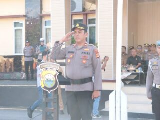 Antisipasi Dampak Cuaca, Polres Sidrap Gelar Apel Tanggap Darurat Bencana 2025