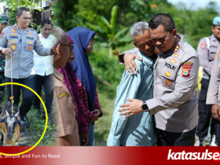 Kado Kapolres Sidrap, Seekor Kambing yang Mengubah Hidup Pak Amir di Sidrap