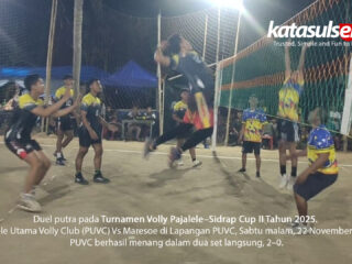 Maresoe Tak Berkutik, PUVC Menang Telak Dua Set Langsung di Pajalele-Sidrap