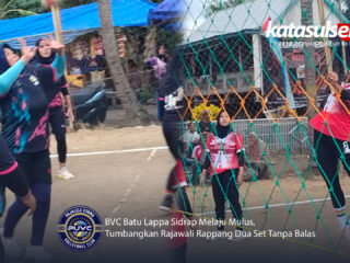 BVC Batu Lappa Sidrap Melaju Mulus, Tumbangkan Rajawali Rappang Dua Set Tanpa Balas