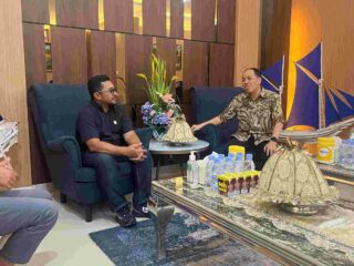 Perkuat Kolaborasi, PLN UIP3B Sulawesi & PLN UPT Makassar Audiensi ke BPN Sulsel