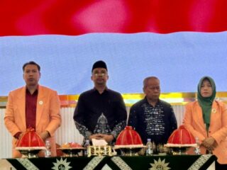 Plt Kadinkes Sidrap Hadiri Pelantikan Ketua dan Pengurus PTGMI, Tekankan Pentingnya Standar Profesi Kesehatan