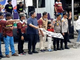 Dandim Enrekang Resmi Buka Purnama Road Race Championship Bupati dan Wakil Bupati Cup 2025