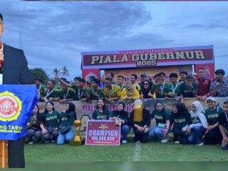 Ketua Karang Taruna Sidrap Apresiasi Sidrap United – Laskar Nene' Mallomo Raih Juara Piala Gubernur Sulsel 2025