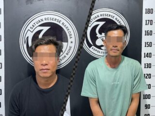 Sial, Dua Pria di Bone Diamankan Polisi Sebelum Isap Sabu Bareng-bareng