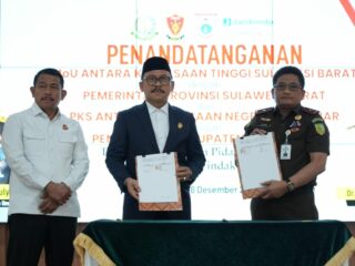MoU Besar Kejaksaan – Pemda Se-Sulbar, Kajari Majene Tampil Menonjol di Forum Penegakan Hukum