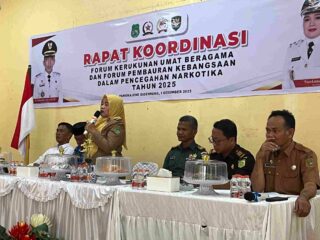 Rakor FKUB dan FPK Bahas Pencegahan Narkotika, Wabup Tekankan Kolaborasi dan Kesiapsiagaan Sosial