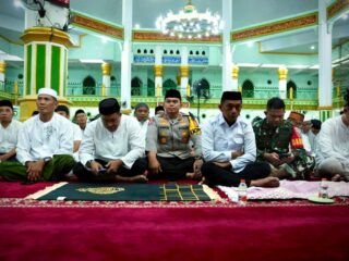 Kapolres Sidrap Bersama Unsur Forkopimda Hadiri Dzikir dan Doa Bersama Akhir Tahun