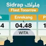 Catat Jadwal Puasa Sidrap, Enrekang, Pinrang Besok: Imsak 04.44–04.48 WITA, Maghrib 18.26–18.27 WITA