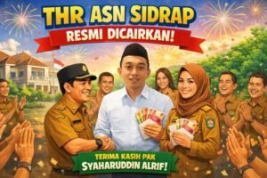 THR ASN Sidrap Resmi Dicairkan, ASN Terima kasih ke Syaharuddin Alrif