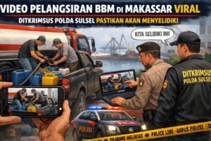 Video Pelangsiran BBM di Makassar Viral, Ditkrimsus Polda Sulsel Pastikan Akan Menyelidiki