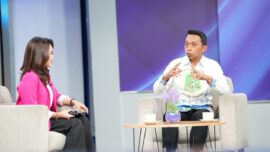 Bupati Sidrap Syaharuddin Alrif saat menjadi narasumber dalam program Zona Inspirasi di Kompas TV.