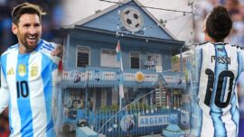 Rumah Argentina di Polewali Mandar Sulbar, Viral Sejak Piala Dunia 2026