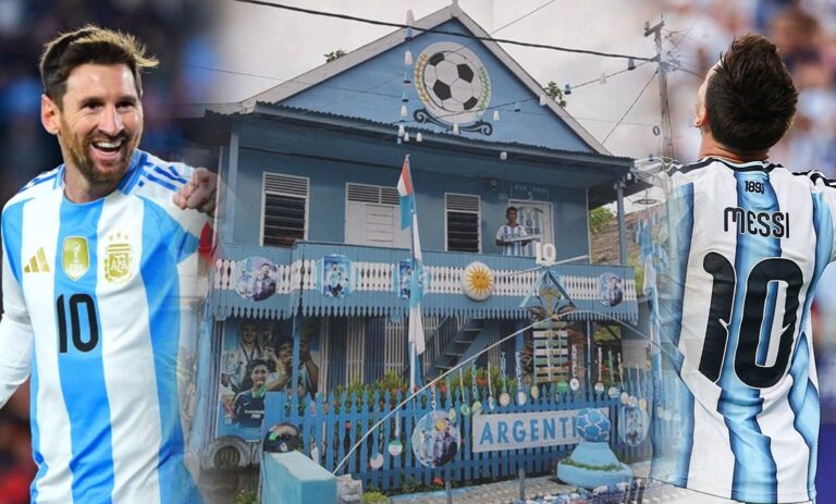 Rumah Argentina di Polewali Mandar Sulbar, Viral Sejak Piala Dunia 2026